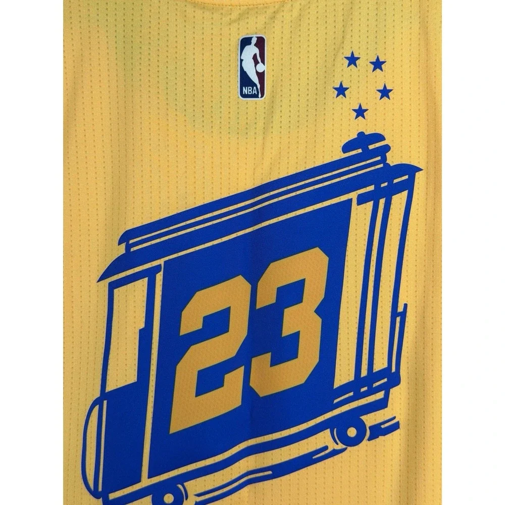 GOLDEN‎ STATE WARRIORS 2XL Jersey The City CURRY Adidas Hardwood Classics NBA